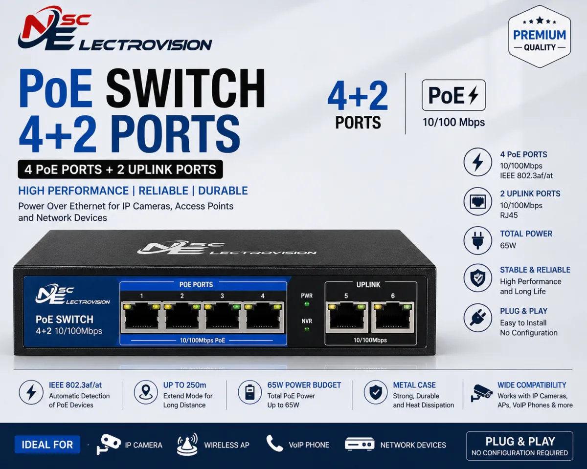 PoE 4+2 NSC