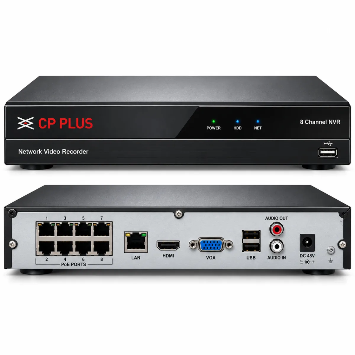 NVR 8 Channel CP PLUS