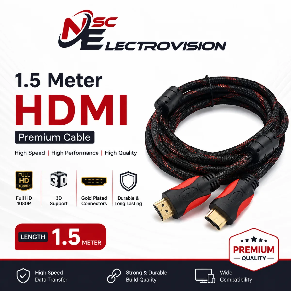 1.5 mtr HDMI Cable