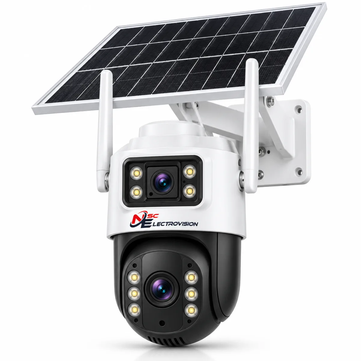 3+3 MP PTZ Double Lens Solar Camera NSC
